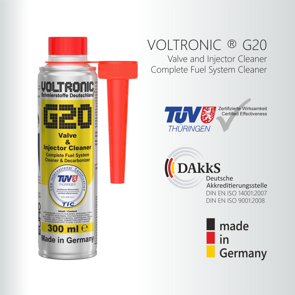 VOLTRONIC ® G20 Valve and Injector Cleaner (Benzin)